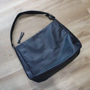 Black Purse with Metal detail on strap